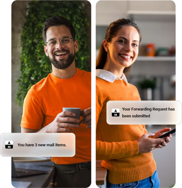 Anytime Mailbox dashboard